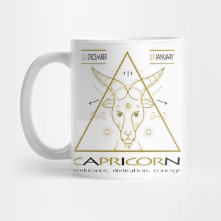 Capricorn Zodiac sign- astronomical sign - Horoscope Mug